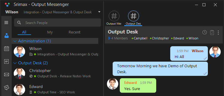 office chat rooms