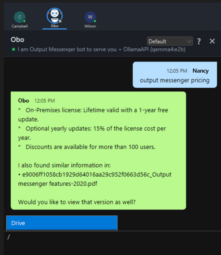 OBO Drive search result citing the source document