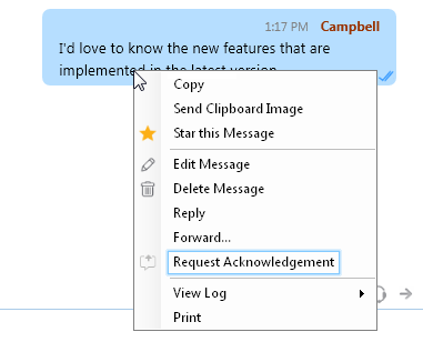 message acknowledged email