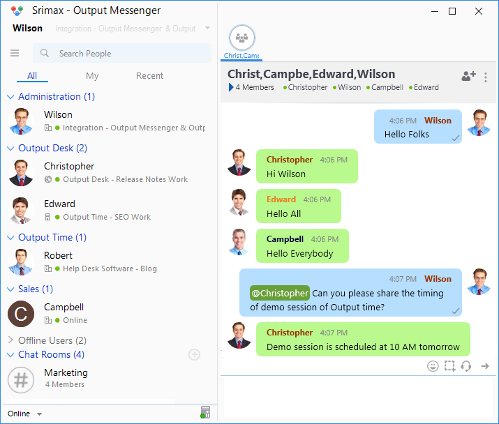 live chat Instant Messenger Group Chat