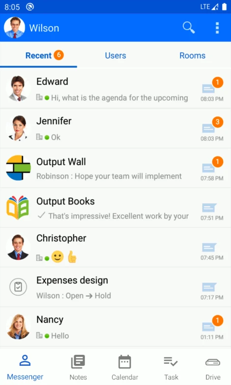 Output Messenger